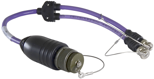 Turck Military Style M12 Splitter Cable